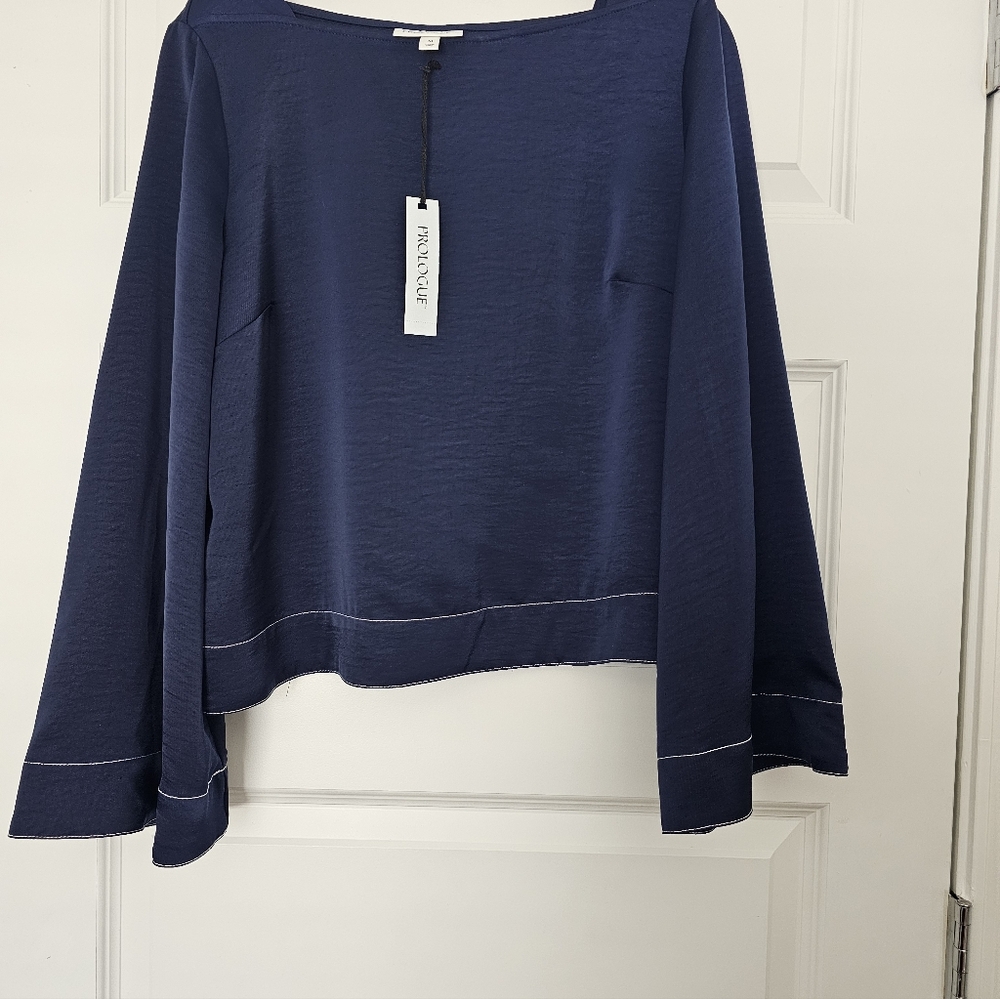 Deep Blue Blouse